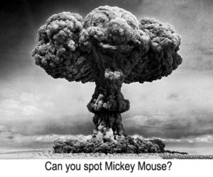 Can you spot Mickey Mouse?